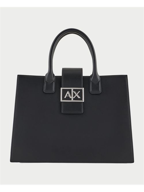 Borsa a mano AX a trapezio con tracolla removibile ARMANI EXCHANGE | XW000305-AF12039UC001